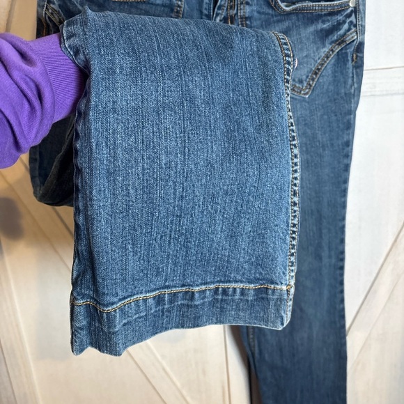 Mossimo Supply Co. Women's Blue Straight Leg Jeans - Picture 3 of 5